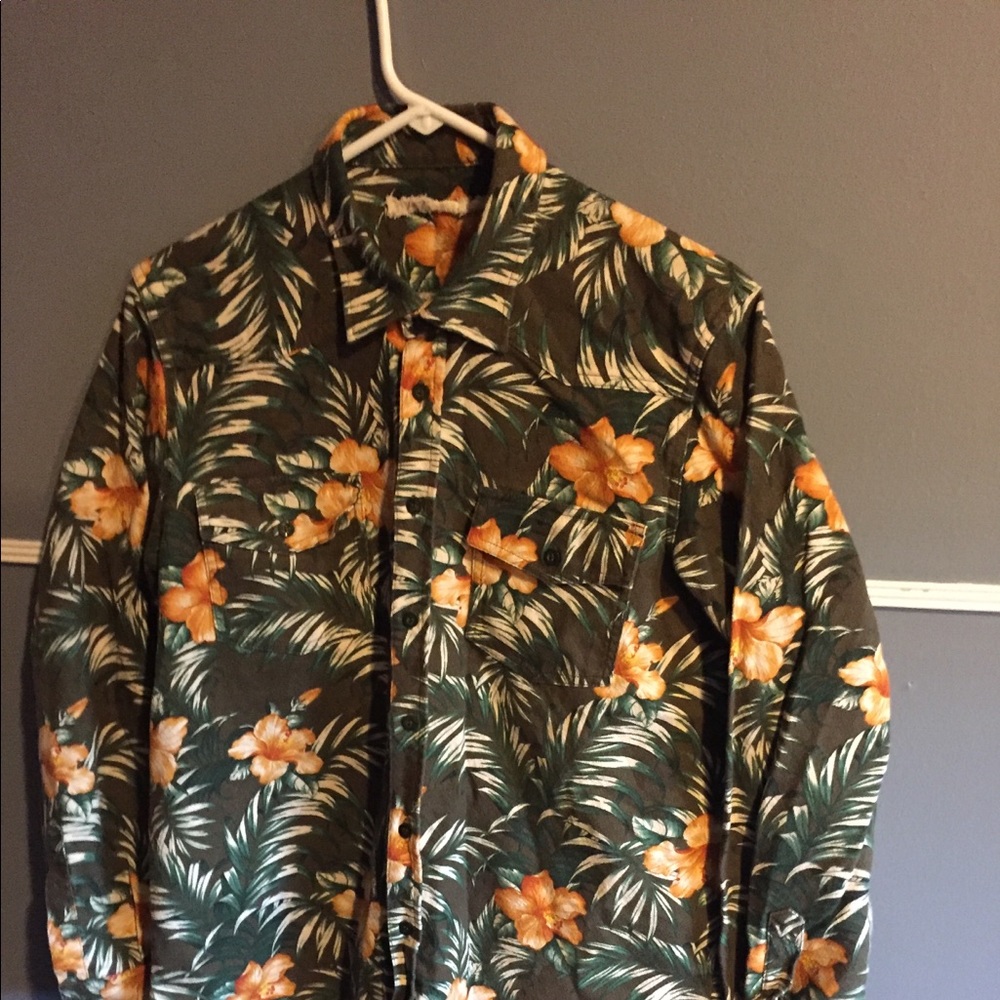 OFF-WHITE SS15 Floral Button-up